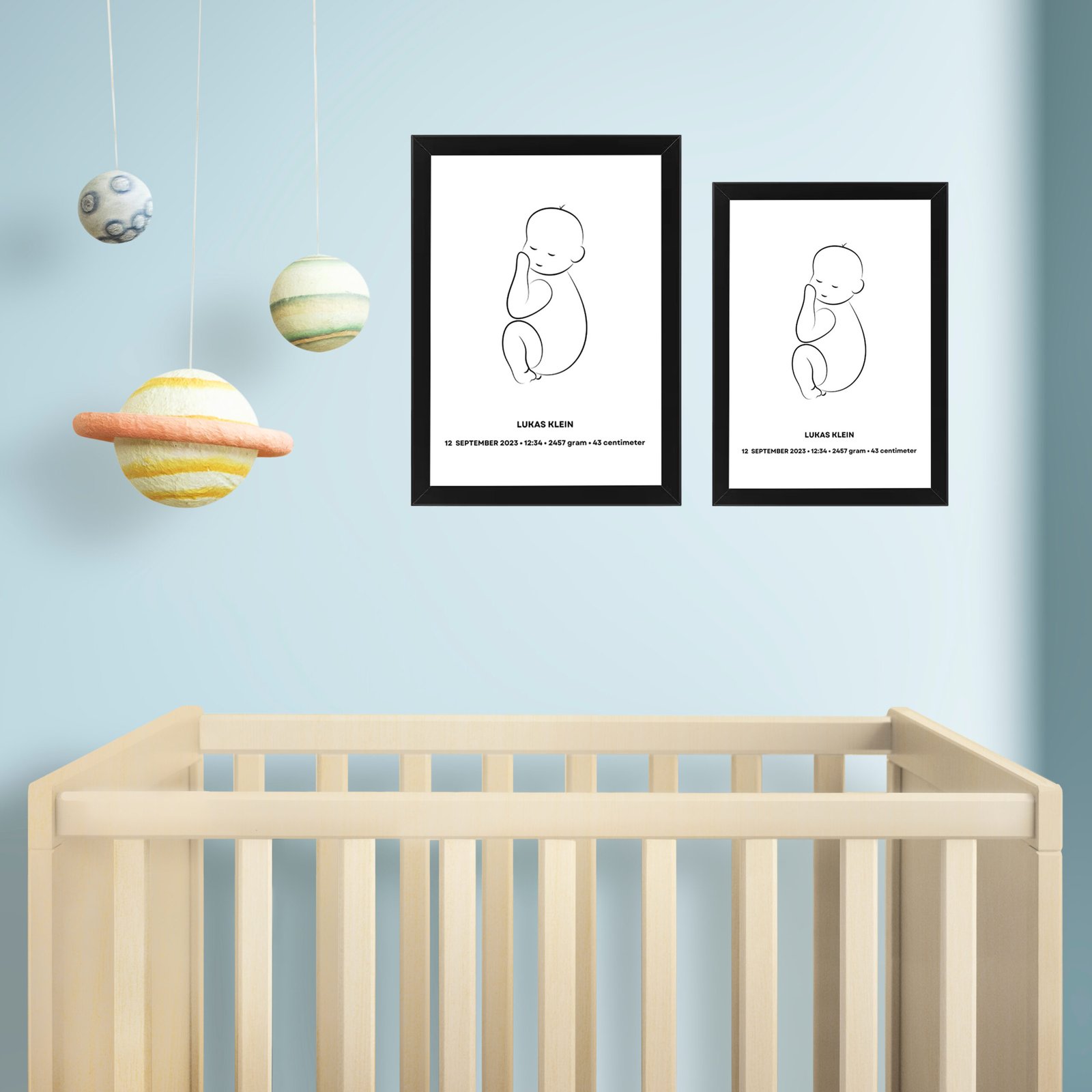 wall baby frame 16